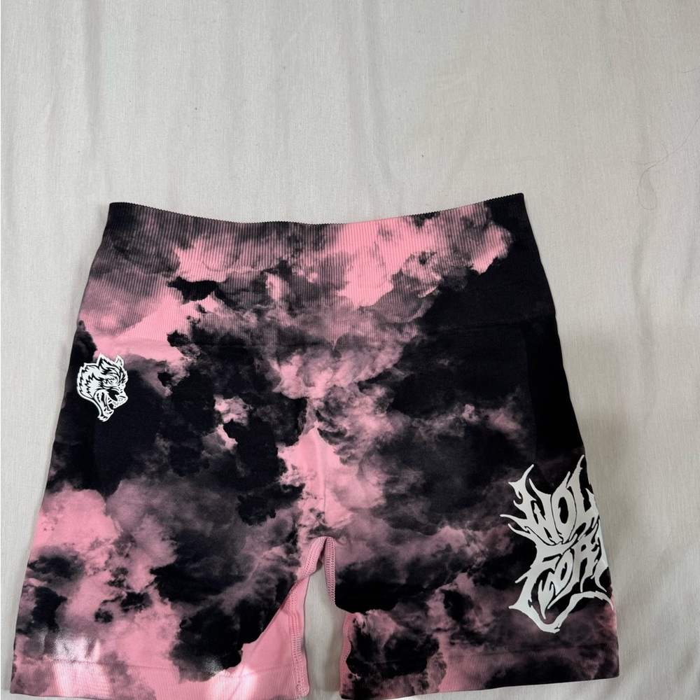 Darc Sport Pink and Black Athletic Shorts